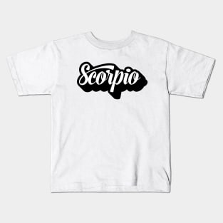 Scorpio Zodiac // Coins and Connections Kids T-Shirt